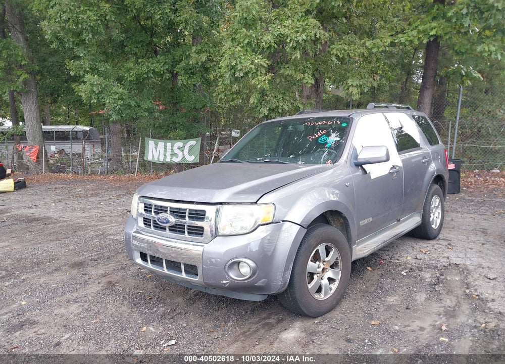 2008 FORD ESCAPE LIMITED VIN: 1FMCU94168KC33398