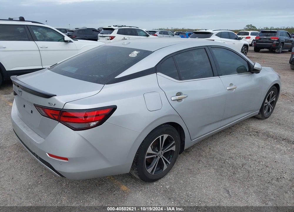 2022 NISSAN SENTRA SV XTRONIC CVT VIN: 3N1AB8CVXNY307440