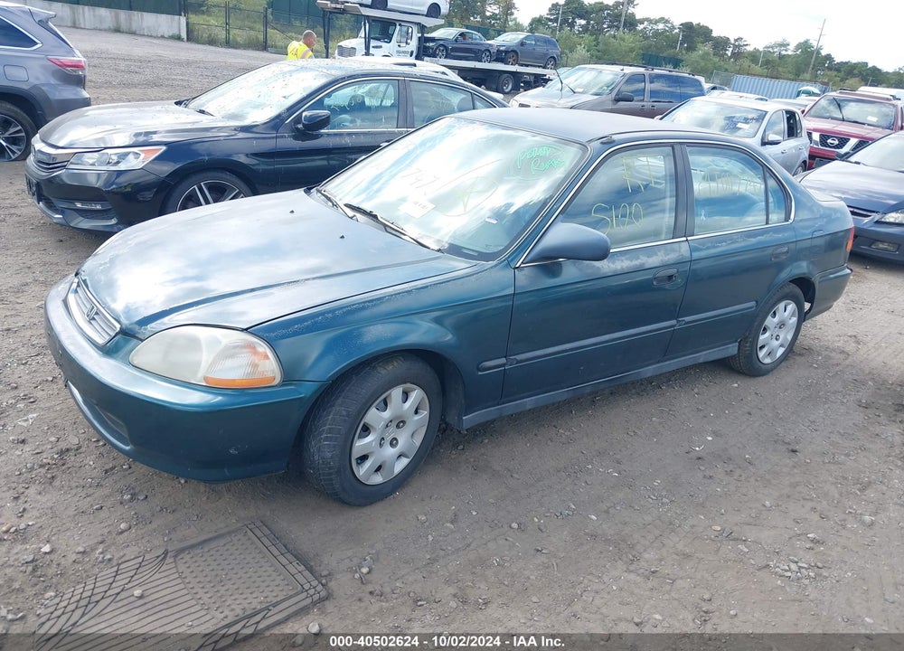 1998 HONDA CIVIC LX VIN: 2HGEJ6677WH619890