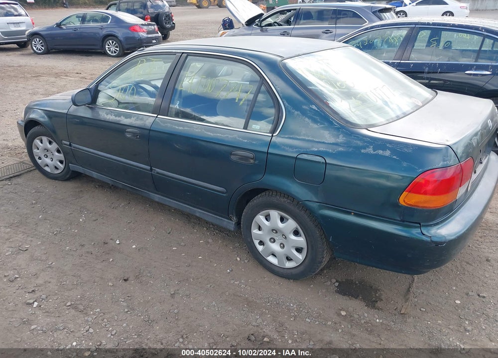 1998 HONDA CIVIC LX VIN: 2HGEJ6677WH619890