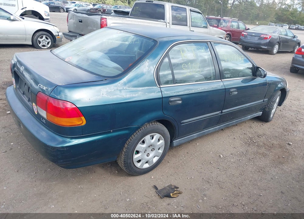 1998 HONDA CIVIC LX VIN: 2HGEJ6677WH619890
