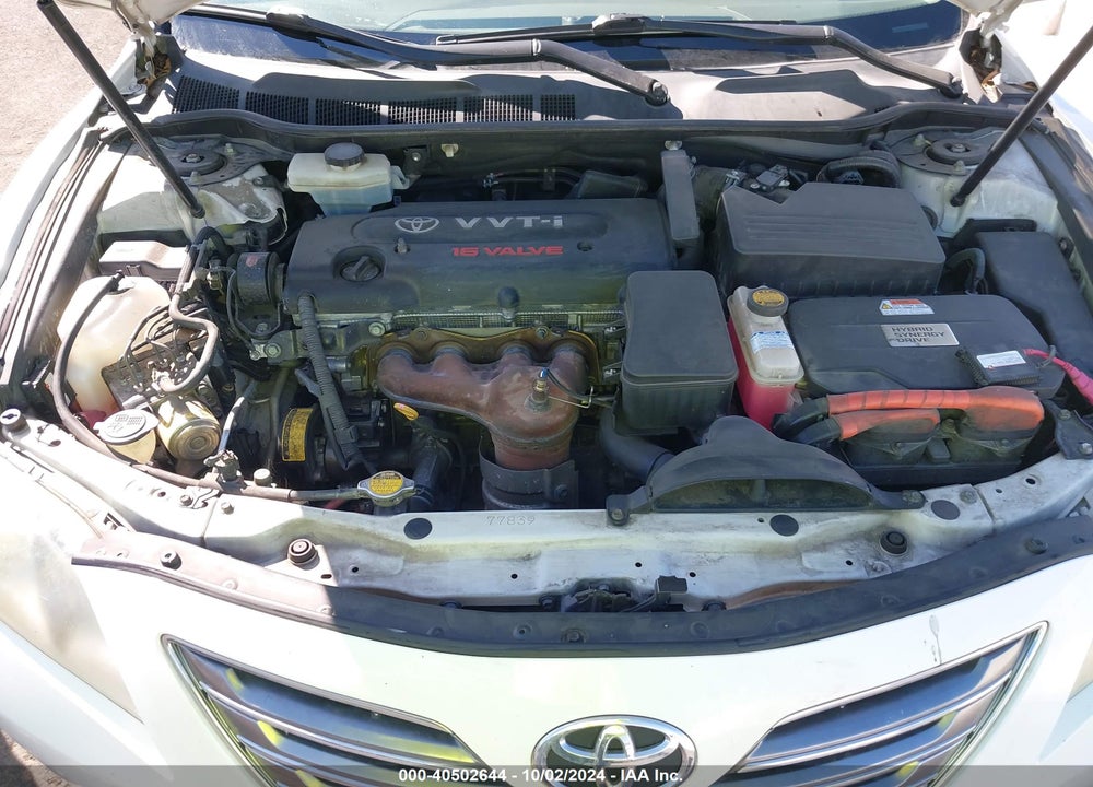 2008 TOYOTA CAMRY HYBRID VIN: JTNBB46K183047336