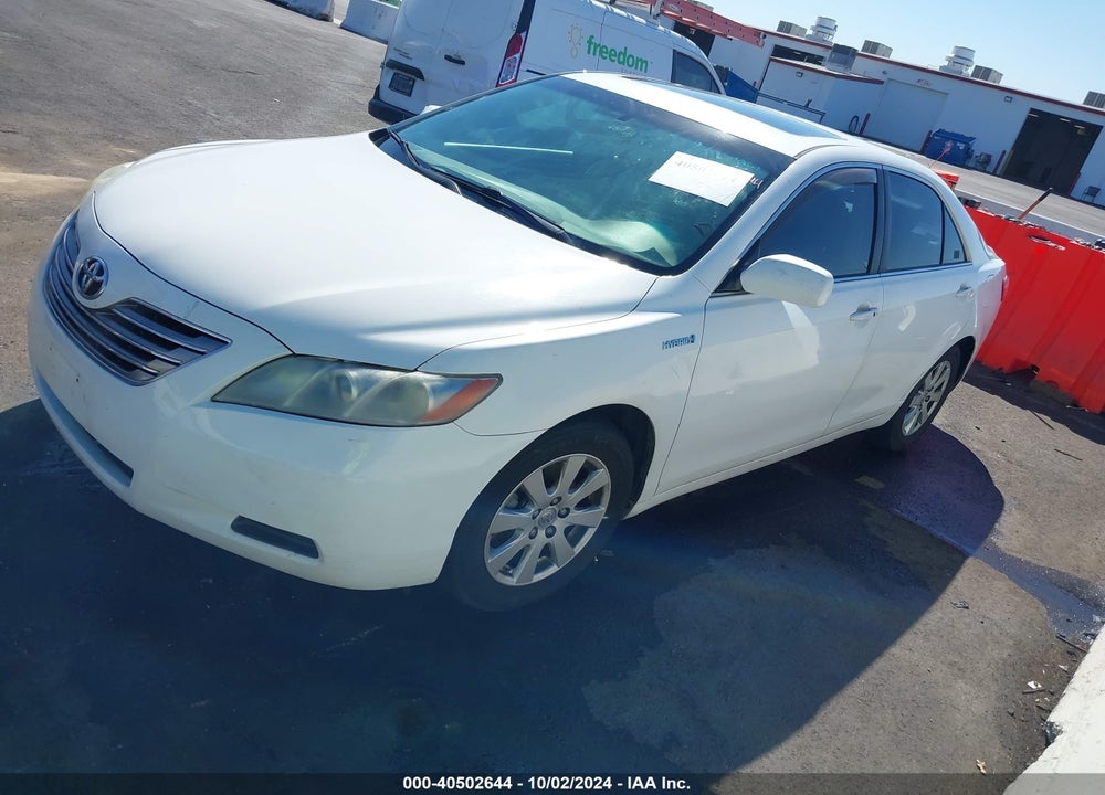 2008 TOYOTA CAMRY HYBRID VIN: JTNBB46K183047336