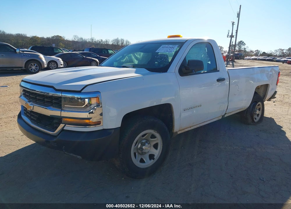 2018 CHEVROLET SILVERADO 1500 WT VIN: 1GCNCNEH2JZ143165