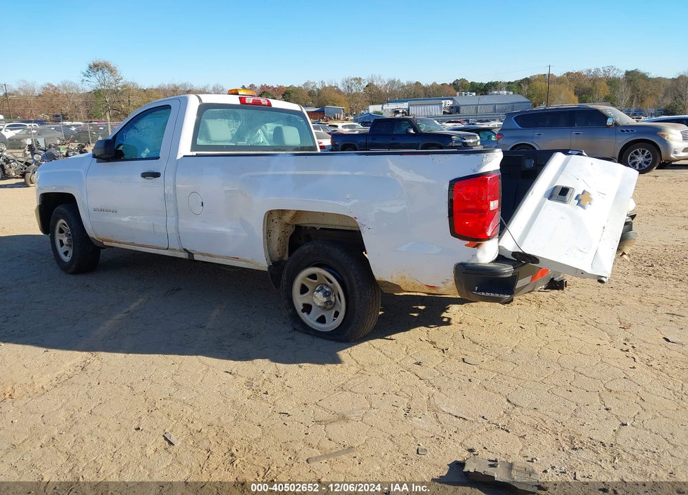 2018 CHEVROLET SILVERADO 1500 WT VIN: 1GCNCNEH2JZ143165