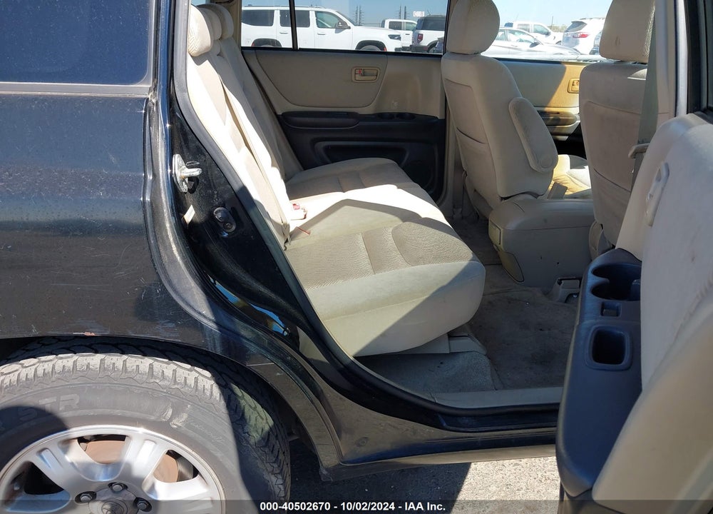 2003 TOYOTA HIGHLANDER V6 VIN: JTEGF21A330099994