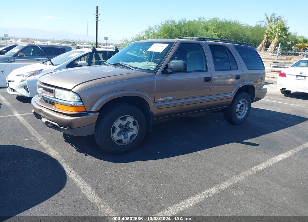 2004 CHEVROLET BLAZER LS VIN: 1GNDT13X54K157192