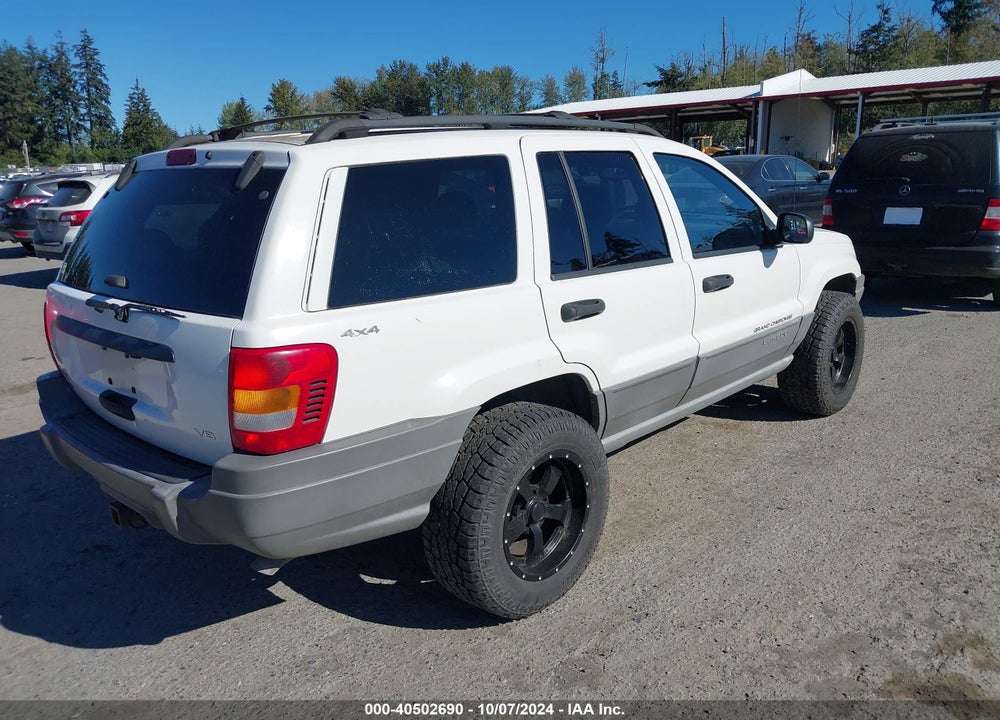 2000 JEEP GRAND CHEROKEE LAREDO VIN: 1J4GW48N0YC199303
