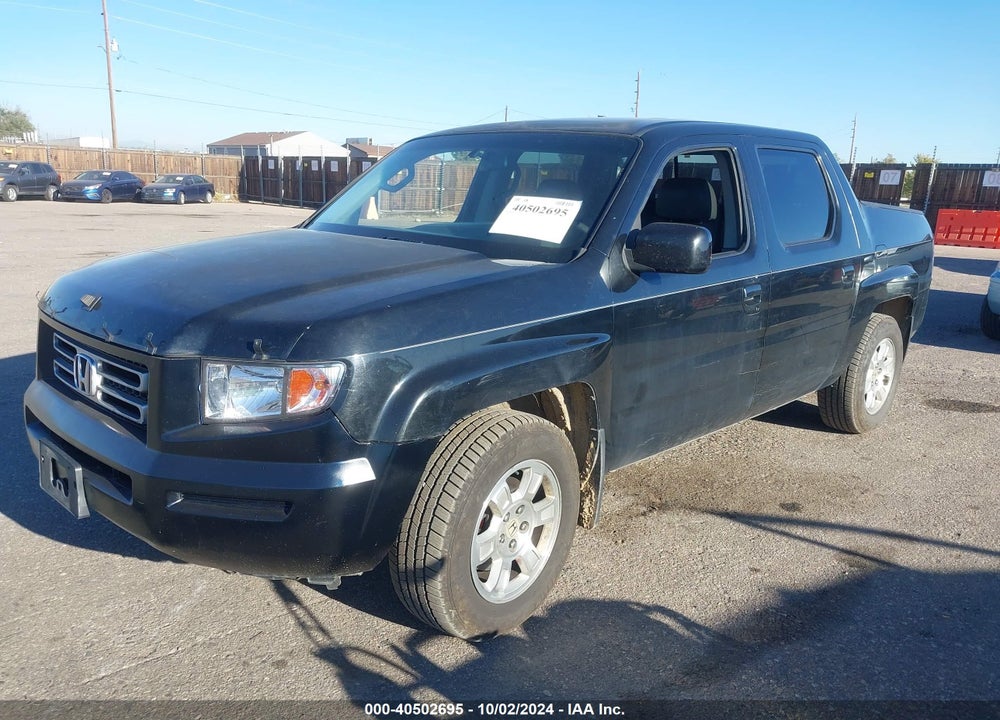 2008 HONDA RIDGELINE RTL VIN: 2HJYK165X8H538889