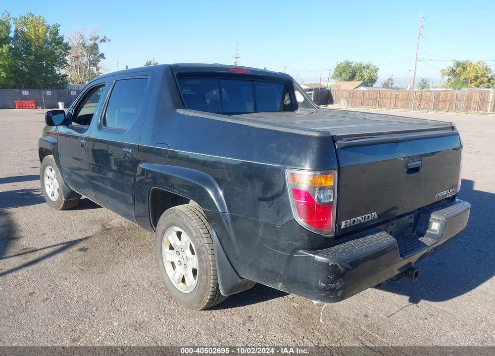2008 HONDA RIDGELINE RTL VIN: 2HJYK165X8H538889