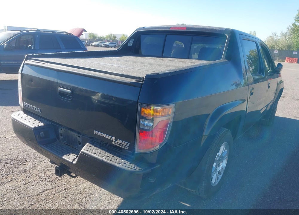 2008 HONDA RIDGELINE RTL VIN: 2HJYK165X8H538889