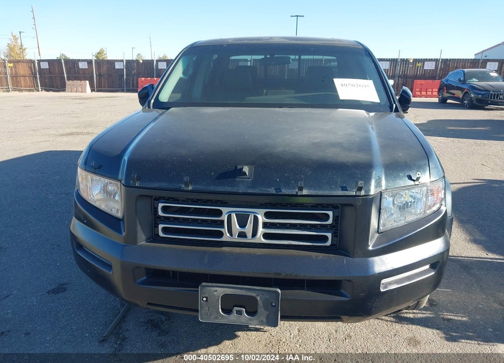 2008 HONDA RIDGELINE RTL VIN: 2HJYK165X8H538889