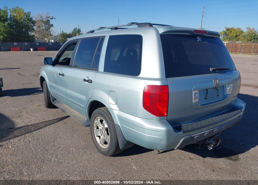 2003 HONDA PILOT EX-L VIN: 2HKYF185X3H551227
