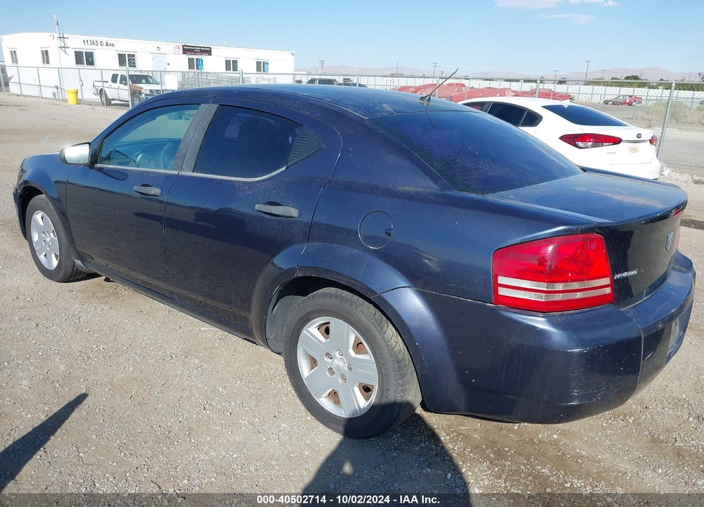 2008 DODGE AVENGER SE VIN: 1B3LC46K78N583137