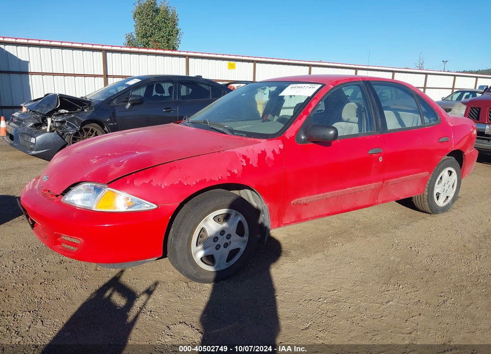 2002 CHEVROLET CAVALIER LS VIN: 1G1JF524X27125638