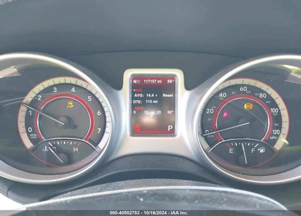 2015 DODGE JOURNEY R/T VIN: 3C4PDDEG4FT633970