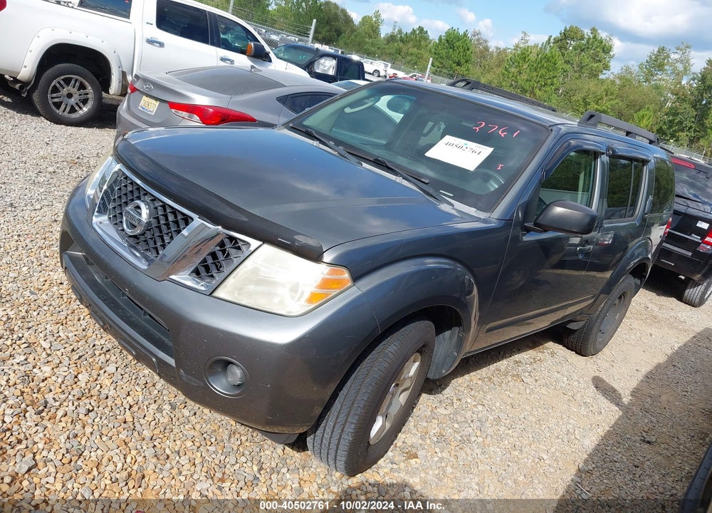 2009 NISSAN PATHFINDER S VIN: 5N1AR18U19C606938