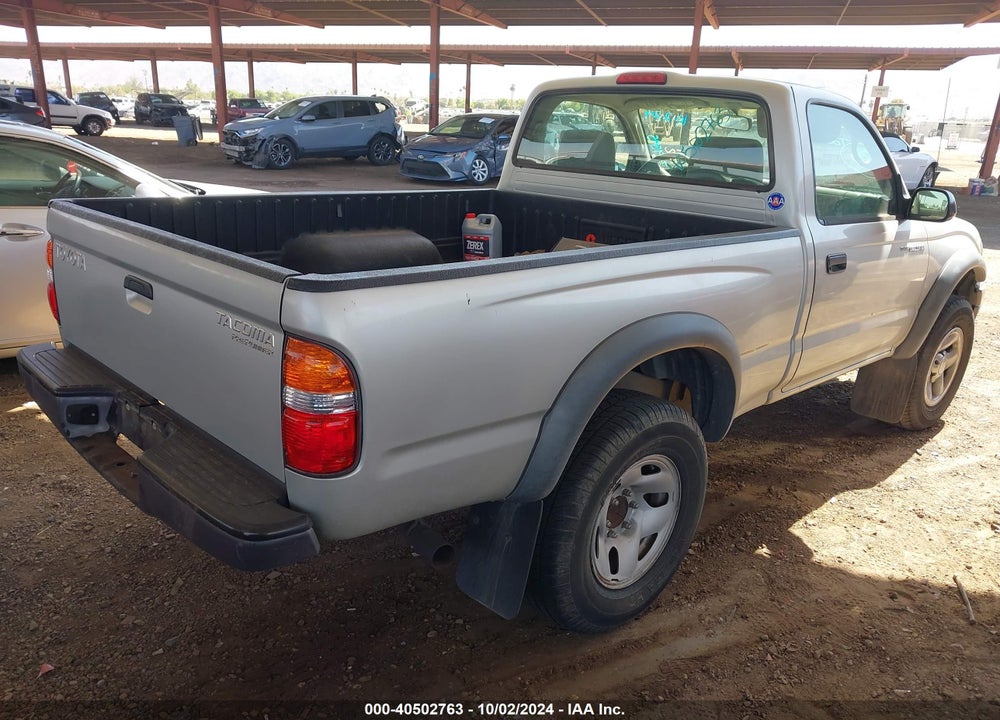 2004 TOYOTA TACOMA PRERUNNER VIN: 5TENM92N54Z329595