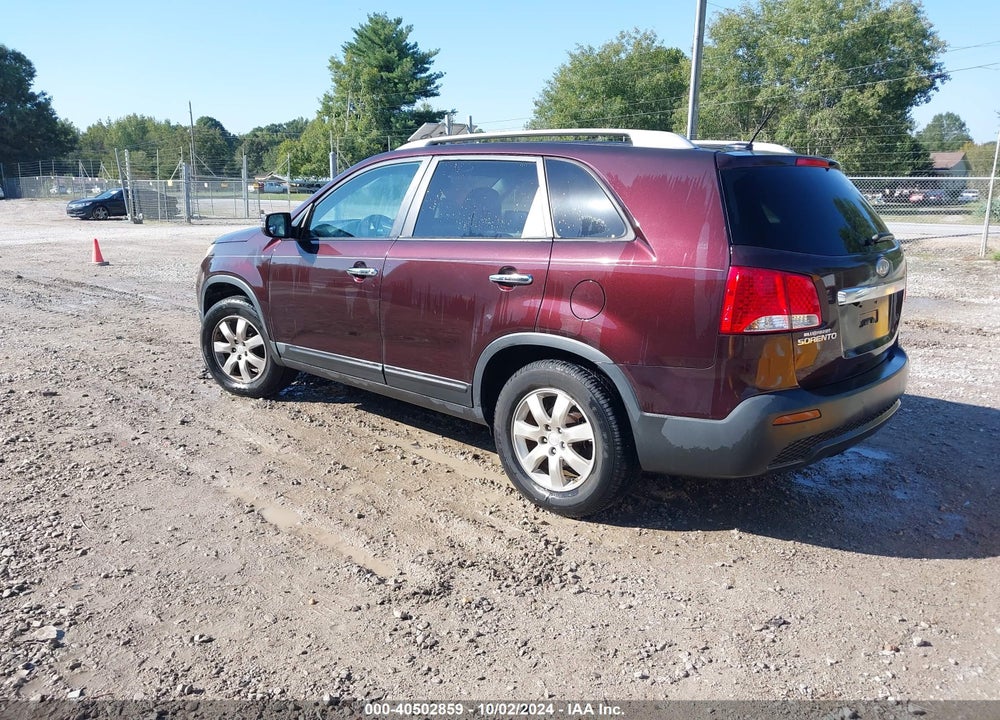 2012 KIA SORENTO LX VIN: 5XYKT3A65CG187657