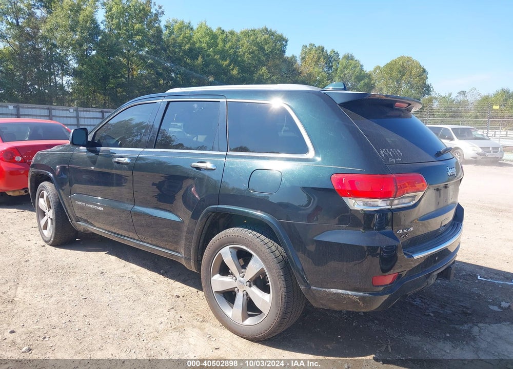 2014 JEEP GRAND CHEROKEE OVERLAND VIN: 1C4RJFCG1EC492706