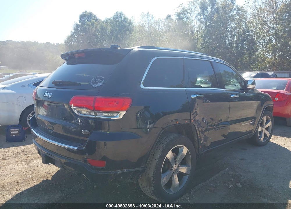 2014 JEEP GRAND CHEROKEE OVERLAND VIN: 1C4RJFCG1EC492706