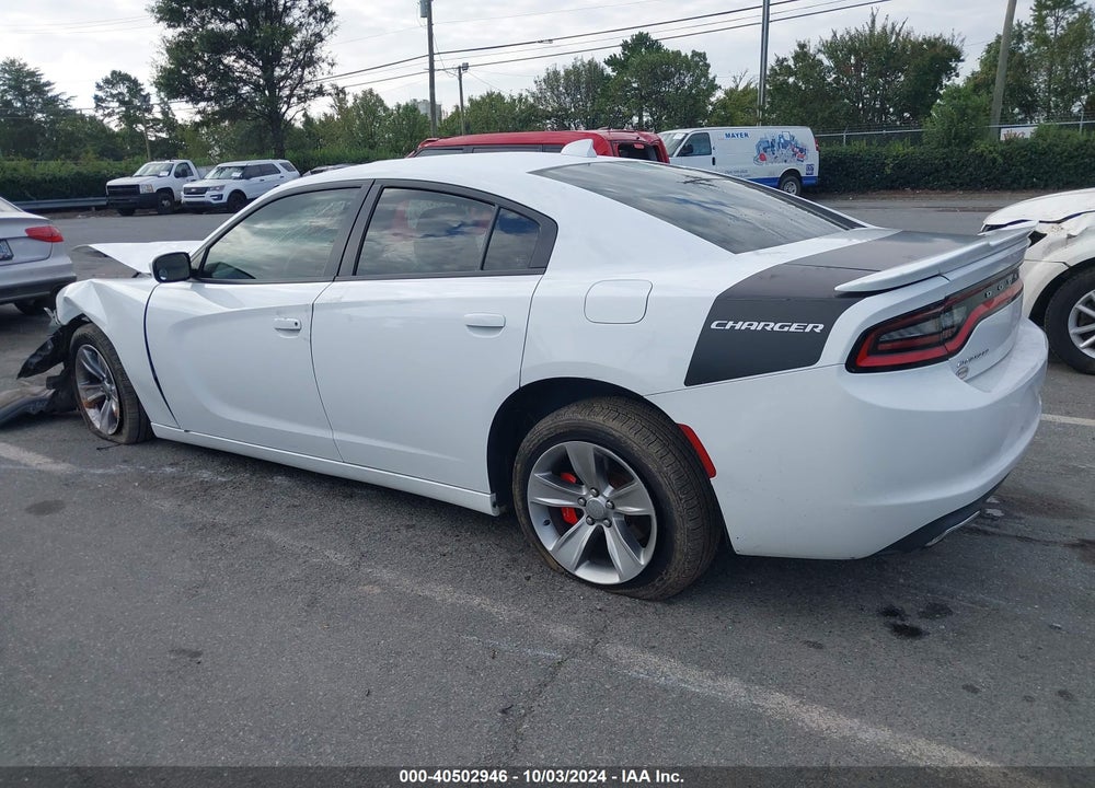 2016 DODGE CHARGER SXT VIN: 2C3CDXHG5GH355218