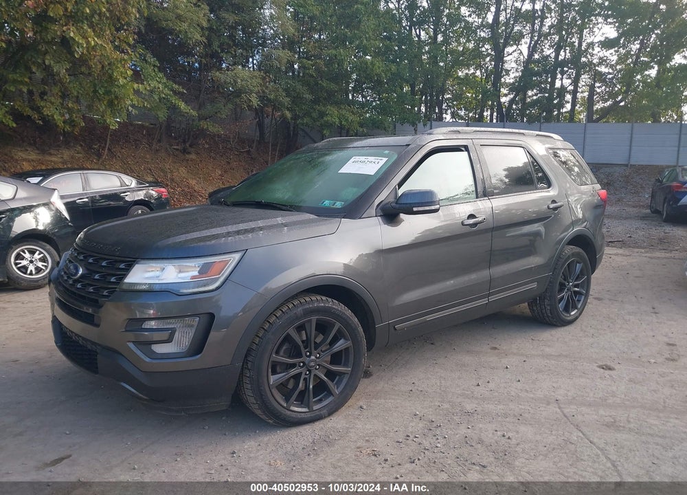 2017 FORD EXPLORER XLT VIN: 1FM5K8D84HGE20809