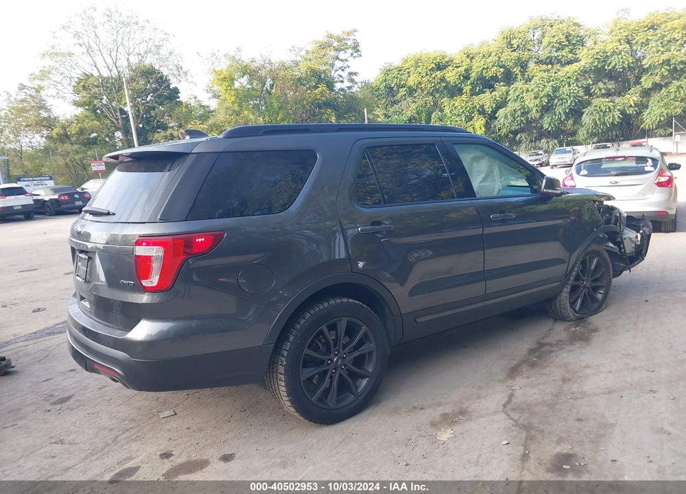2017 FORD EXPLORER XLT VIN: 1FM5K8D84HGE20809