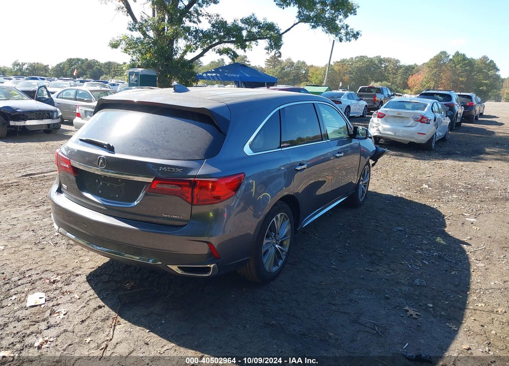 2017 ACURA MDX TECHNOLOGY   ENTERTAINMENT PKGS VIN: 5FRYD4H76HB007269