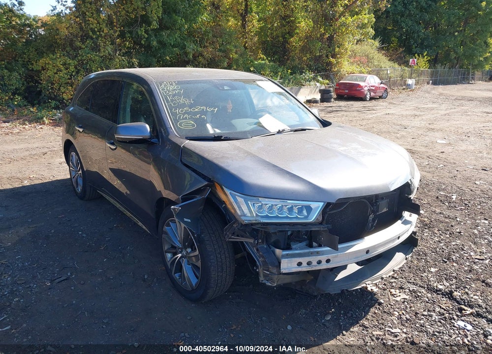 2017 ACURA MDX TECHNOLOGY   ENTERTAINMENT PKGS VIN: 5FRYD4H76HB007269