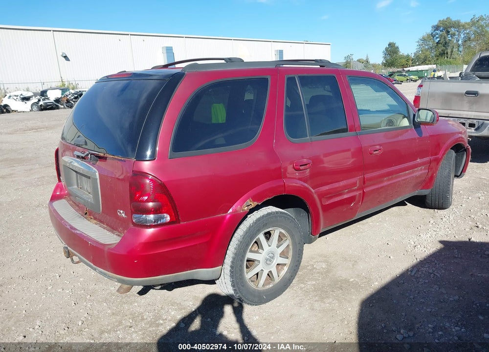 2004 BUICK RAINIER CXL VIN: 5GADT13S142340619