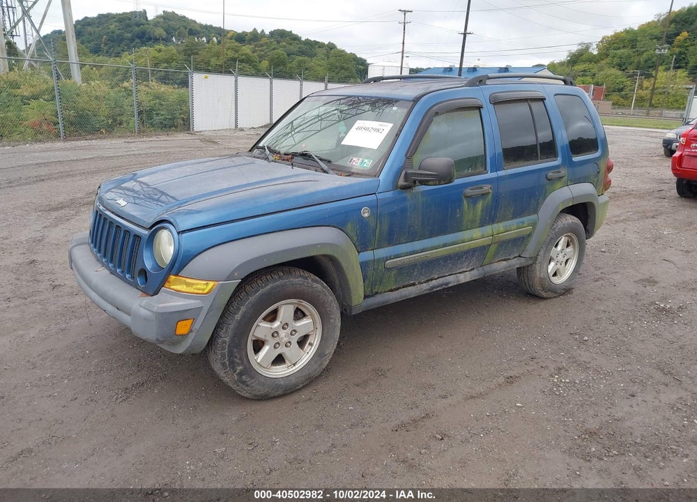 2005 JEEP LIBERTY SPORT VIN: 1J4GL48K85W632150