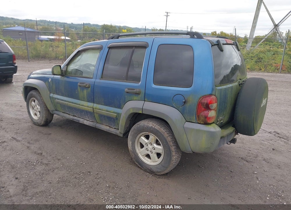 2005 JEEP LIBERTY SPORT VIN: 1J4GL48K85W632150