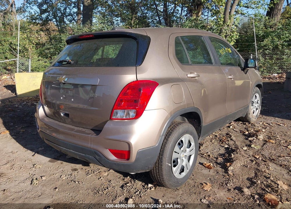 2018 CHEVROLET TRAX LS VIN: 3GNCJKSB0JL369909
