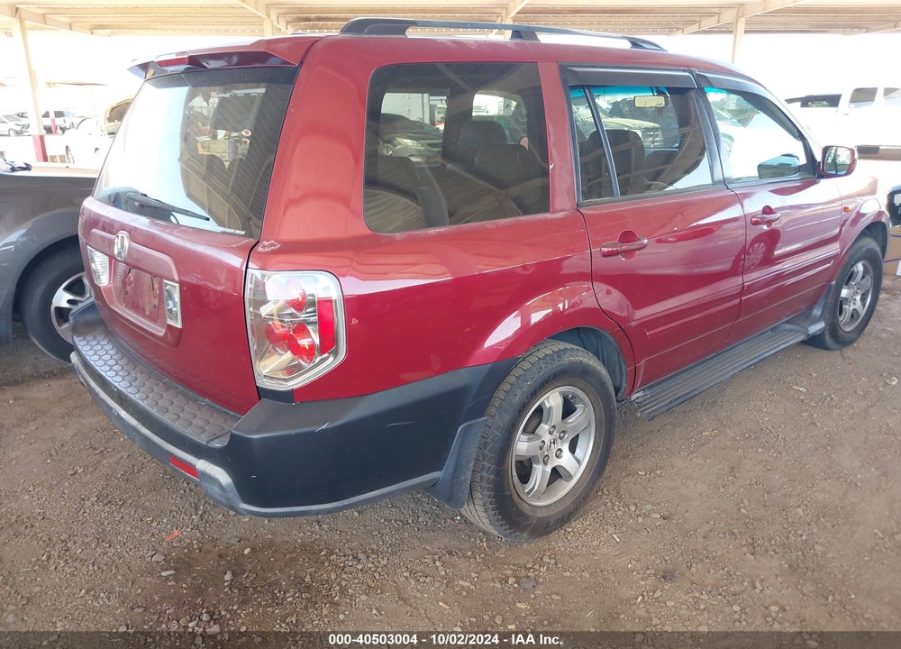 2006 HONDA PILOT EX-L VIN: 5FNYF28546B002406