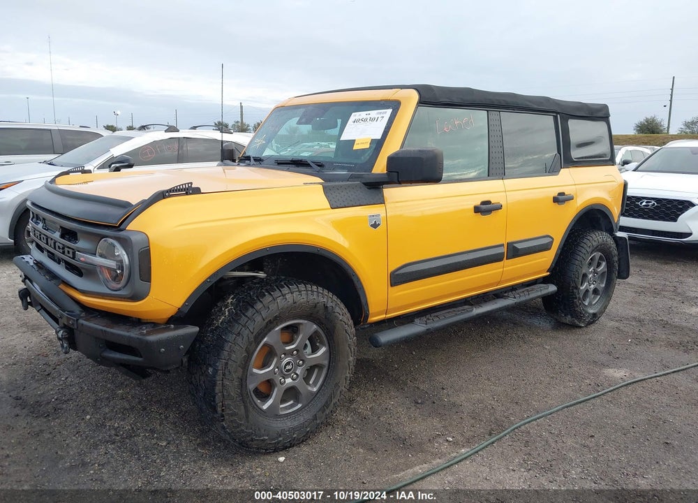 2022 FORD BRONCO BIG BEND VIN: 1FMDE5BH7NLA99730