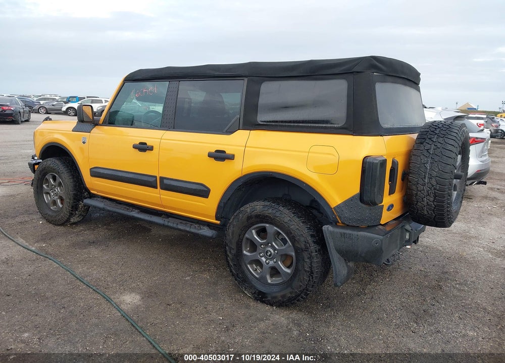 2022 FORD BRONCO BIG BEND VIN: 1FMDE5BH7NLA99730