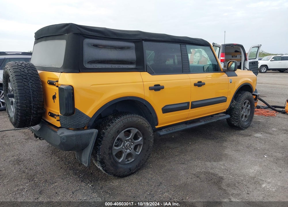 2022 FORD BRONCO BIG BEND VIN: 1FMDE5BH7NLA99730