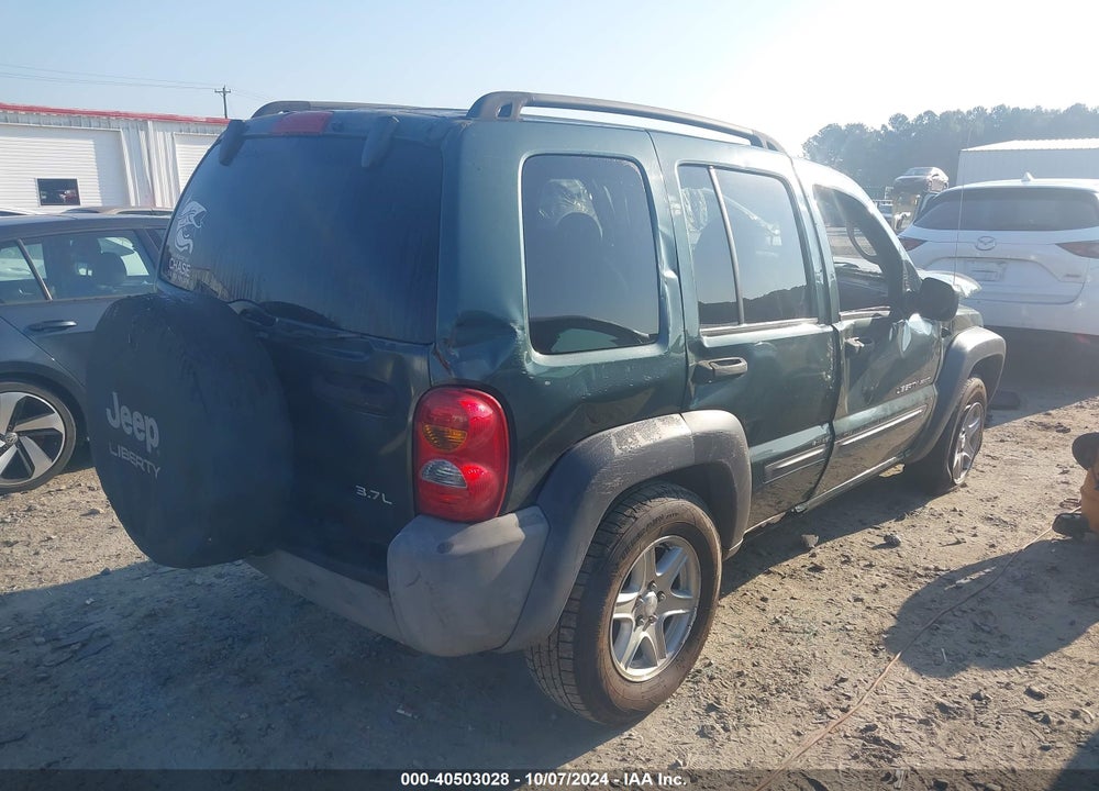 2003 JEEP LIBERTY SPORT VIN: 1J4GL48K53W616940