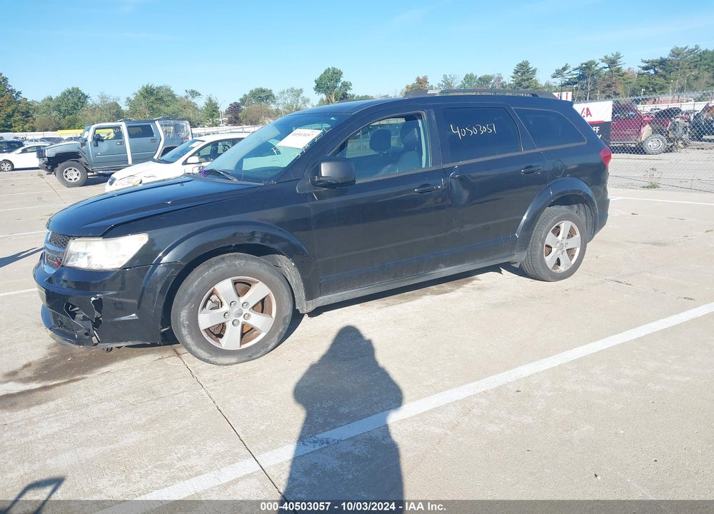 2013 DODGE JOURNEY SE VIN: 3C4PDCAB1DT584048