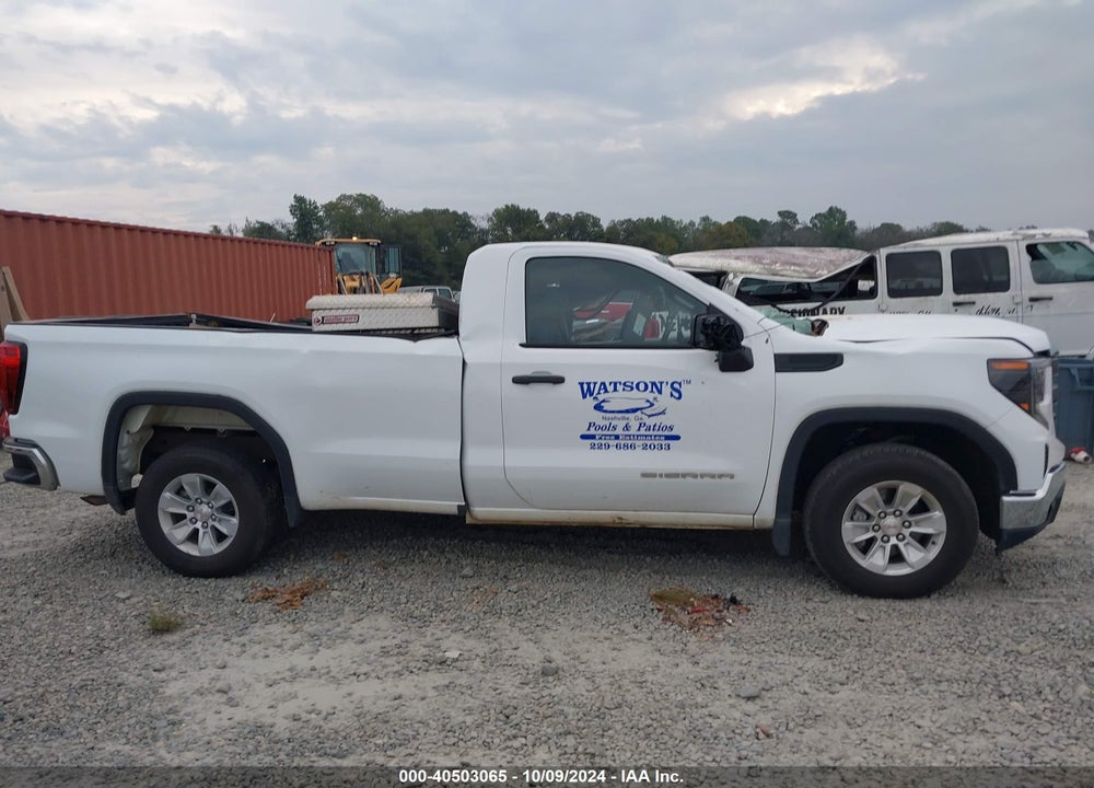 2023 GMC SIERRA 1500 2WD  LONG BOX PRO VIN: 3GTNHAED6PG340341