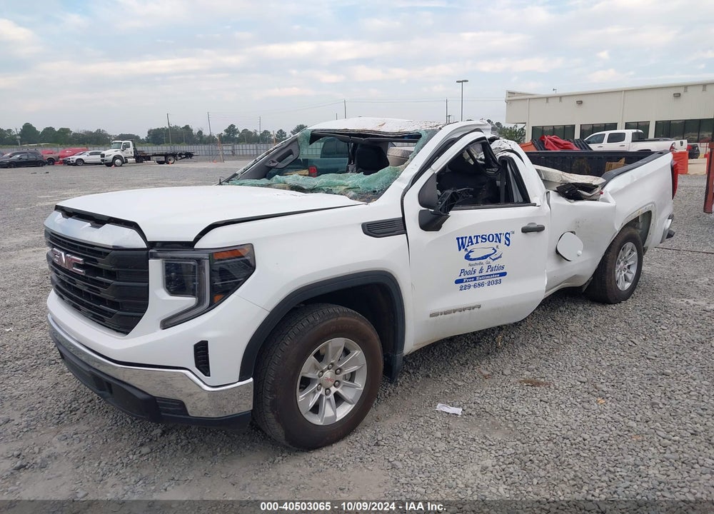 2023 GMC SIERRA 1500 2WD  LONG BOX PRO VIN: 3GTNHAED6PG340341