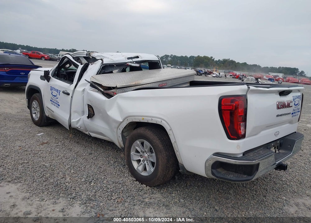 2023 GMC SIERRA 1500 2WD  LONG BOX PRO VIN: 3GTNHAED6PG340341