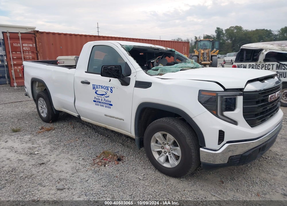 2023 GMC SIERRA 1500 2WD  LONG BOX PRO VIN: 3GTNHAED6PG340341