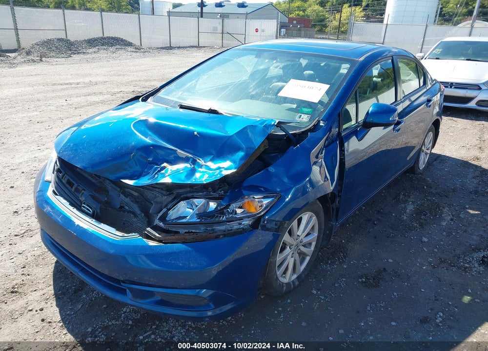 2012 HONDA CIVIC EX VIN: 2HGFB2F89CH541935