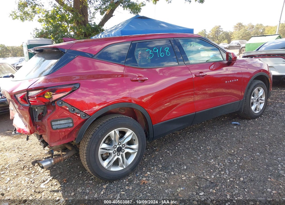 2019 CHEVROLET BLAZER VIN: 3GNKBBRA2KS649571