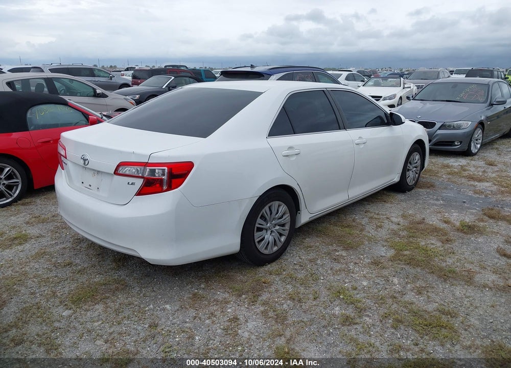 2012 TOYOTA CAMRY LE VIN: 4T1BF1FKXCU164029