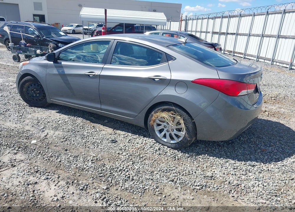 2012 HYUNDAI ELANTRA GLS VIN: 5NPDH4AE4CH131516