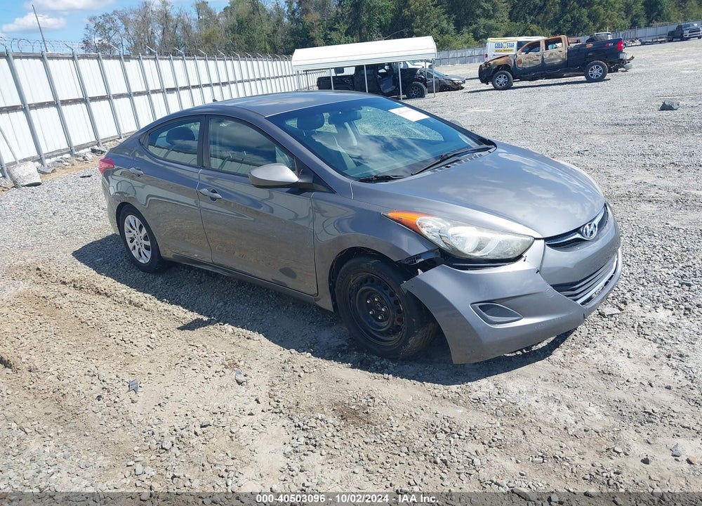 2012 HYUNDAI ELANTRA GLS VIN: 5NPDH4AE4CH131516