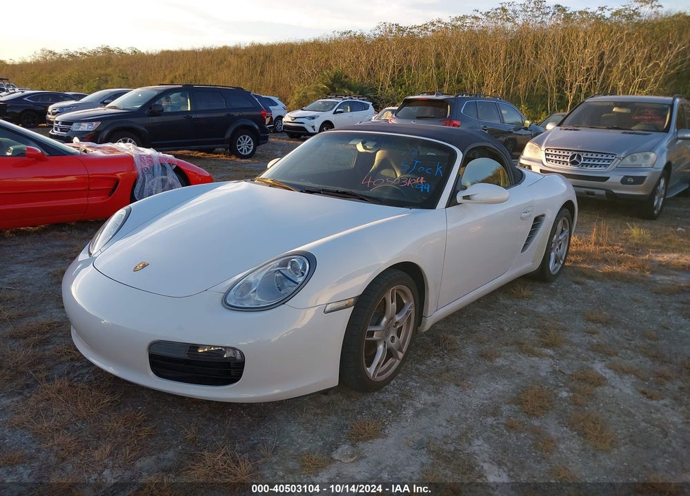2008 PORSCHE BOXSTER LIMITED EDITION VIN: WP0CA29808U711491